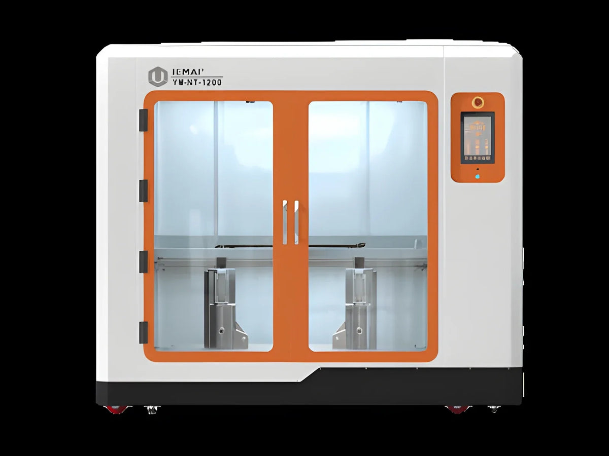 IEMAI YM-NT-1200 large-format industrial 3D printer on black background